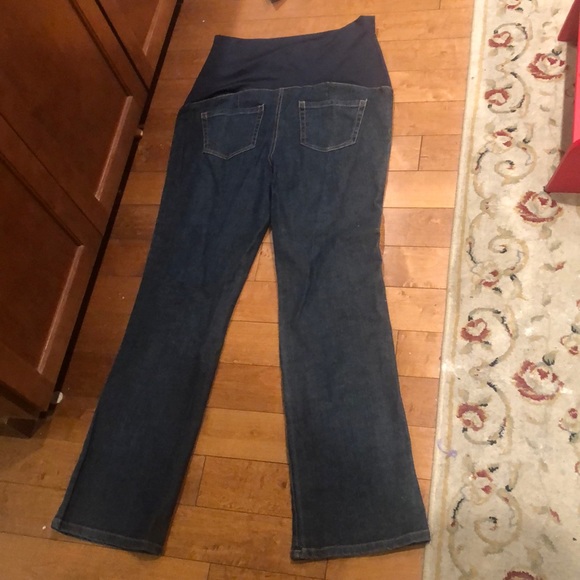 New Additions Maternity Denim Jeans Sz 10 - Picture 2 of 6
